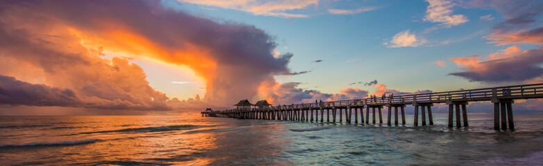 Obraz premium Pier Naples Florida, USA