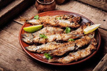 Deep fried fish
