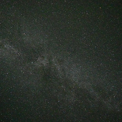 Starry night sky. The Milky Way, our the galaxy