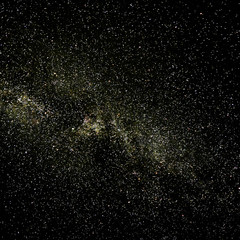 Starry night sky. The Milky Way, our the galaxy