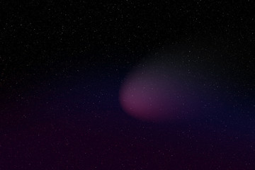 Comet in cosmos from the space