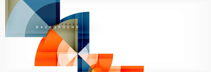 Fototapeta premium Modern geometric abstract background