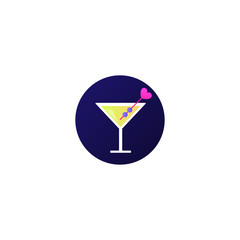 Cocktail vector icon