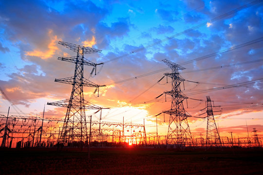  the pylon in the evening