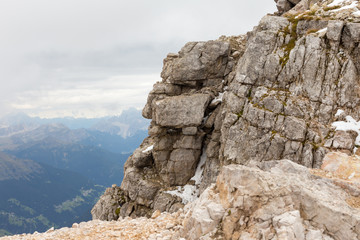 Dolomiti Mountains in Val di Fassa Italy
