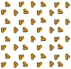 peanut background pattern illustration