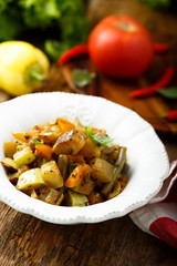 Homemade vegetable stew
