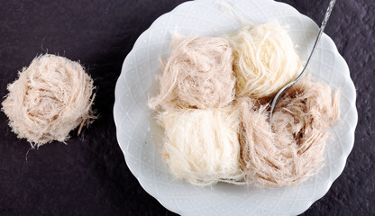 Turkish Traditional Dessert Pismaniye, Cotton Candy