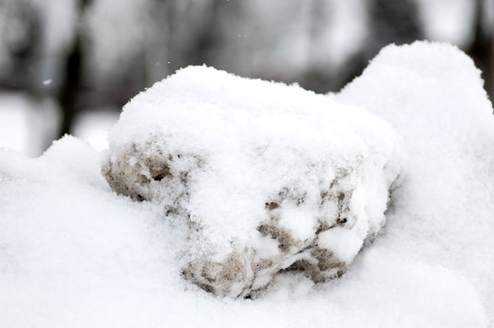 Snow Drifts On The Road