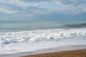 Seascape and beach background