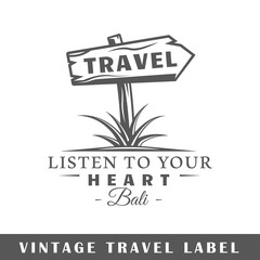 Travel label