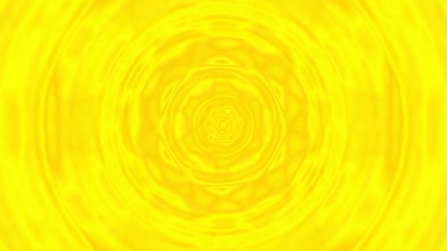 Sun sunshine beams stylized cg animation. Circular kaleidoscopic iridescent rays, fast movie. Geometric ornament background for tv show, intro opener, holiday, summer, club, event music clip, footage.