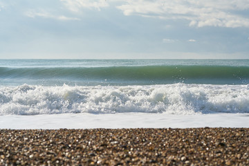 Seascape and beach background