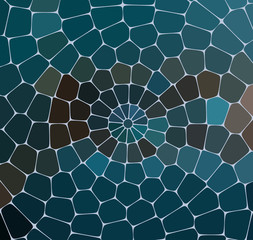Abstract mosaic pattern. Abstract background consisting of elements of different shapes arranged in a mosaic style