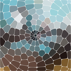 Fototapeta na wymiar Abstract mosaic pattern. Abstract background consisting of elements of different shapes arranged in a mosaic style
