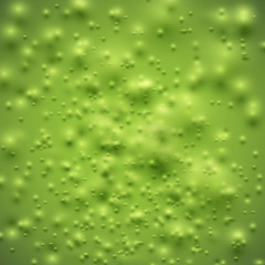 Realistic green slime skin, vector