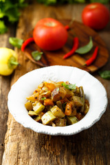 Homemade vegetable stew