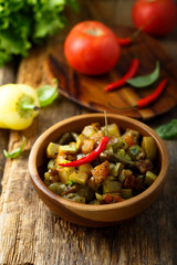 Homemade vegetable stew