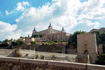 Fototapeta na wymiar Toledo, Castilla-La Mancha, Spain. Old medieval town, sityscape at Alcazar.