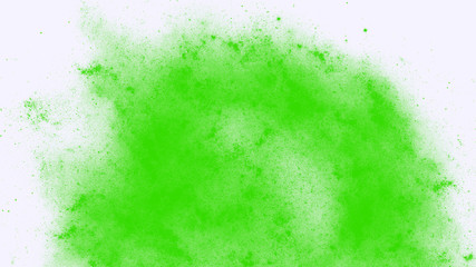 Fototapeta na wymiar Abstract green watercolor splatter background. Art paint spray texture. Watercolor wallpaper