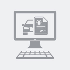 Car documents online services on website page