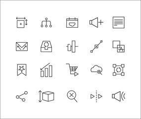 web development concept icons