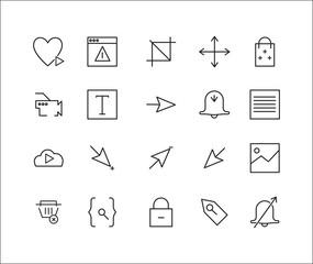 web development icons