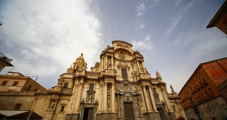 Fototapeta na wymiar cathedral in Cartagena Spain 