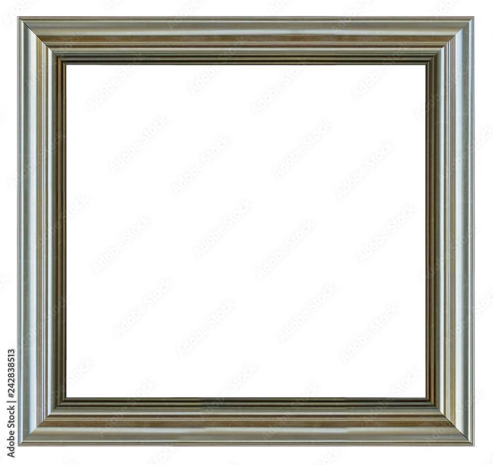 Wall mural vintage silver frame