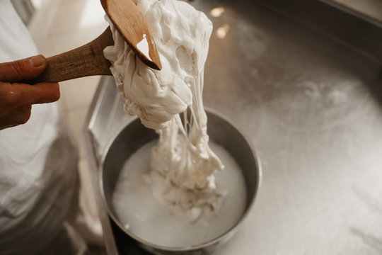 production of various cheeses in Italian dairy