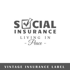 Insurance label