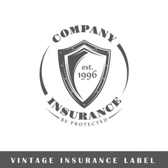 Insurance label