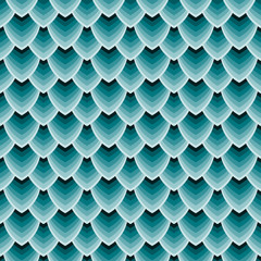 Seamless texture of dragon scales, reptile skin. Vector Illustration.