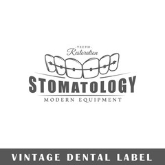 Dental label