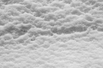 Snow surface ripples texture snowfall car detail
