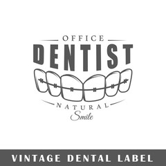 Dental label