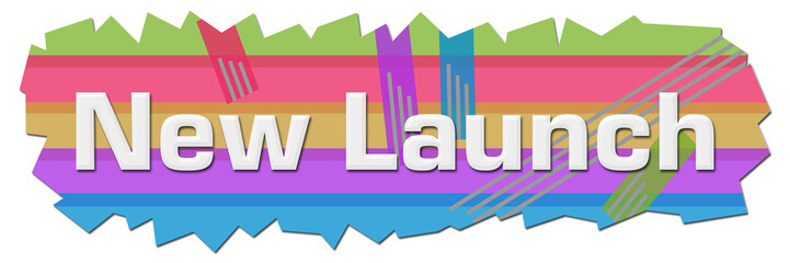 New Launch Colorful Lines Cutout 