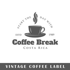 Coffee label