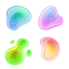 Vector abstract background. Material design. 3D Wallpaper. Trendy template for print, cards, web design, poster, banner.