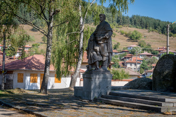 Naklejka premium Koprivshtitsa close-up on the detail, Bulgaria