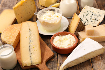 assorted dairy product