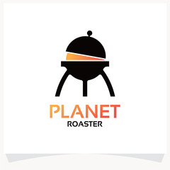 Planet Roaster Logo Template Design Vector Inspiration. Icon Design