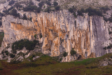 Cliffs next to Sonabia in Cantabria, Spain.