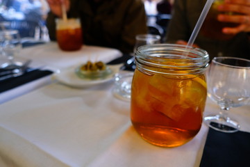 瓶入りレモネード