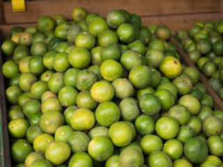 Close up green lime