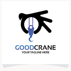 Good Crane Logo Design Template Inspiration