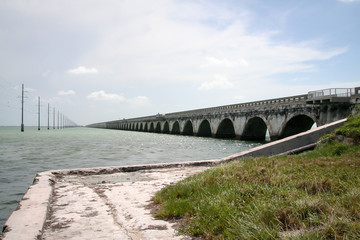 Overseas Highway, Brücke, Florida, Key, Inseln