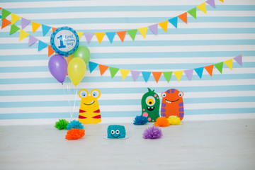 decoration for childrens birthday balloons  cake