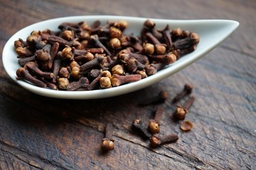 Cloves - spices for health - as a condiment for the dishes
