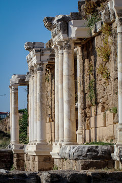 Amphitheater, Tempel, Ruinen, S&auml;ulen